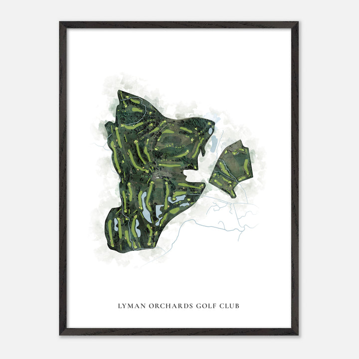 Print of Lyman Orchards Golf Club Classic Map
