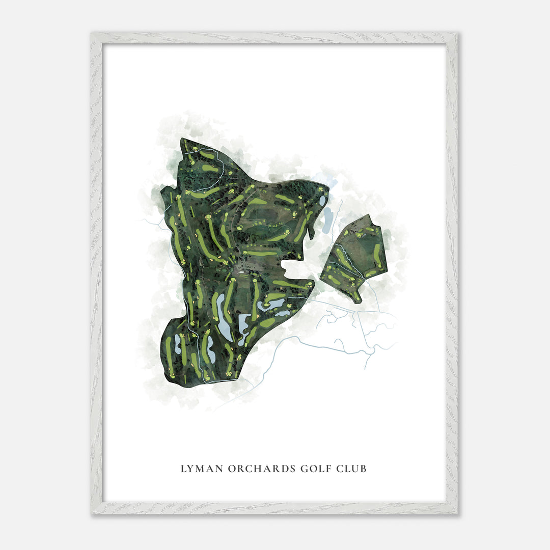 Print of Lyman Orchards Golf Club Classic Map
