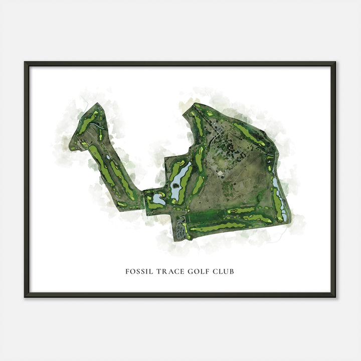 Print of Fossil Trace Golf Club Classic Map