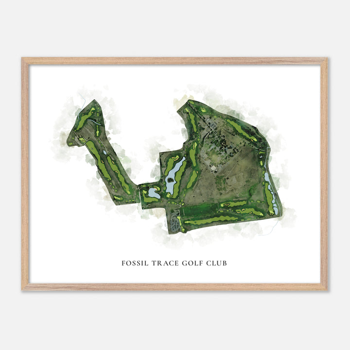 Print of Fossil Trace Golf Club Classic Map