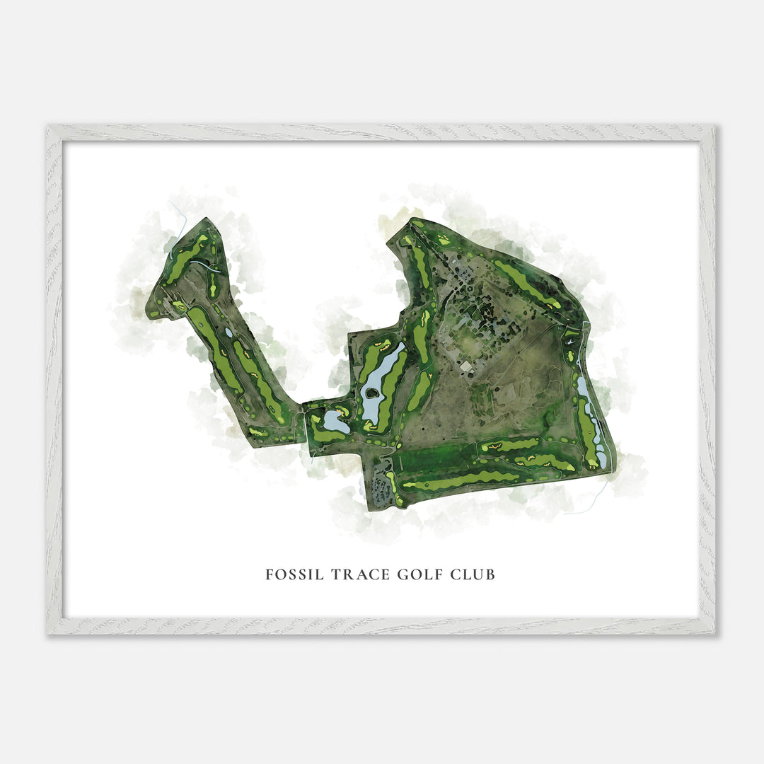 Print of Fossil Trace Golf Club Classic Map