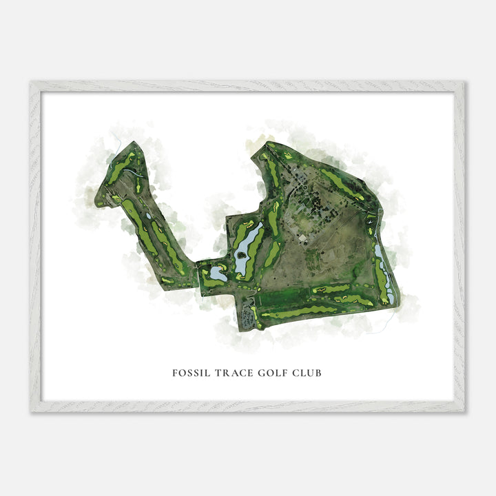 Print of Fossil Trace Golf Club Classic Map