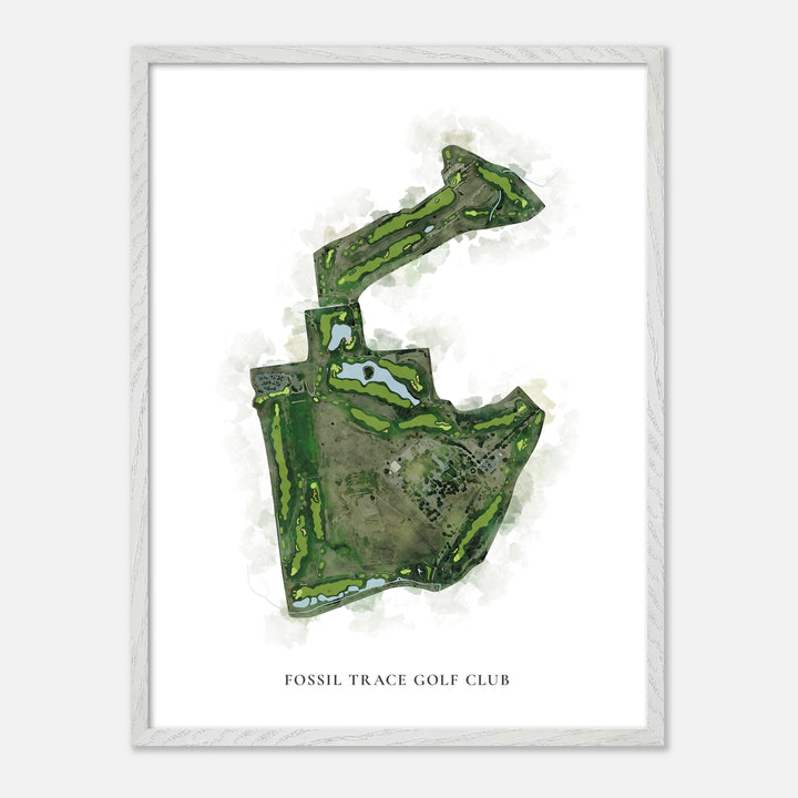 Print of Fossil Trace Golf Club Classic Map