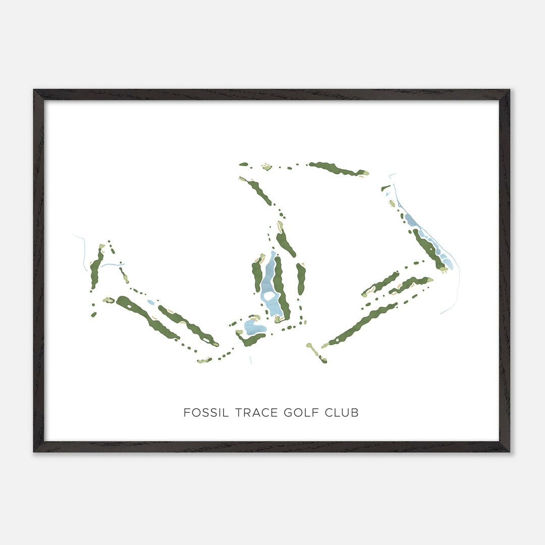 Print of Fossil Trace Golf Club Modern Map