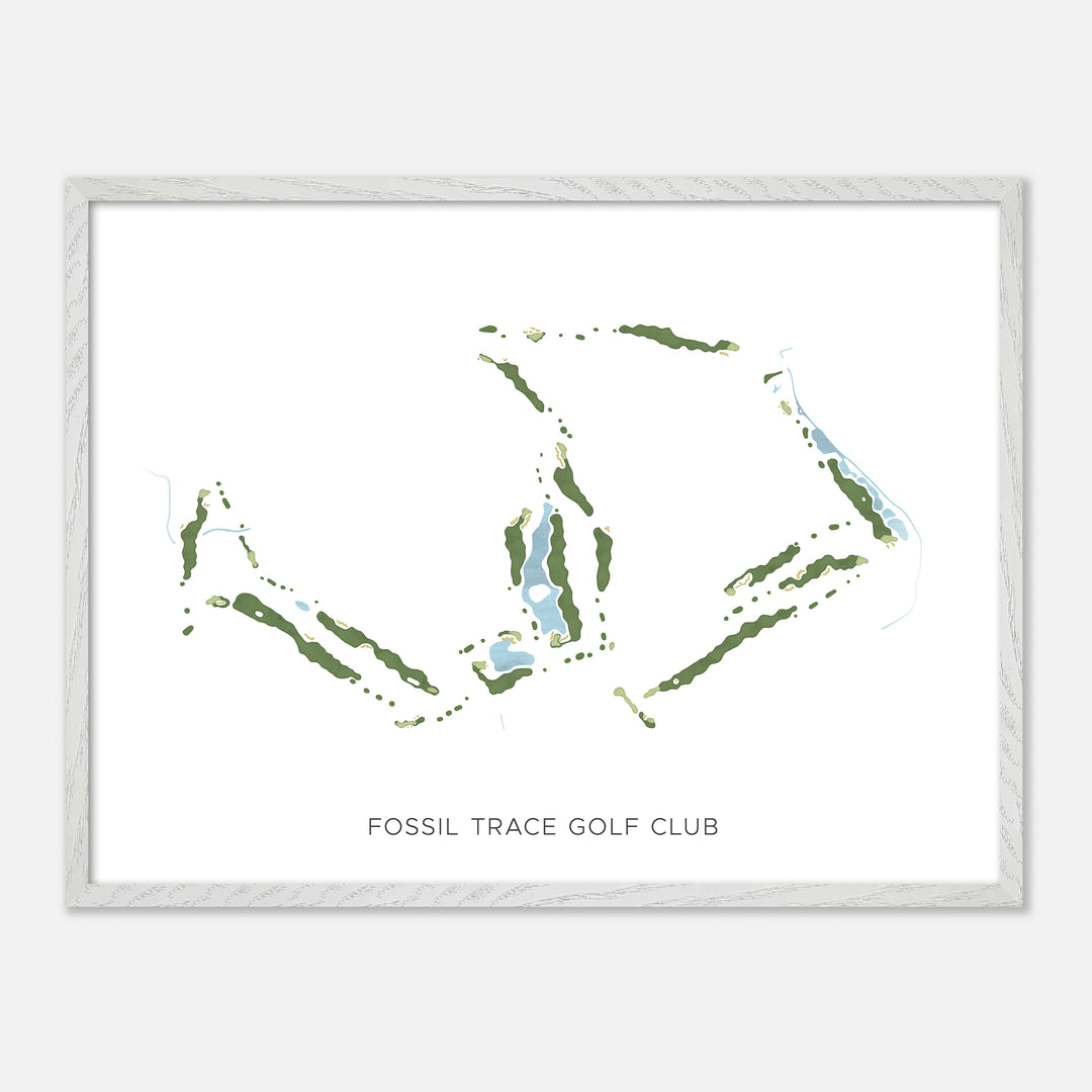 Print of Fossil Trace Golf Club Modern Map
