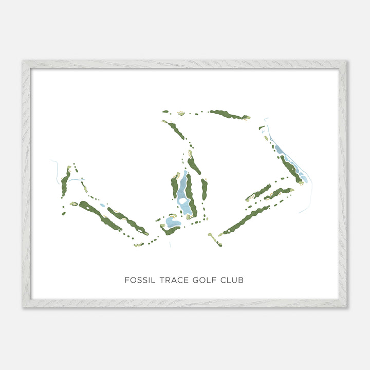 Print of Fossil Trace Golf Club Modern Map