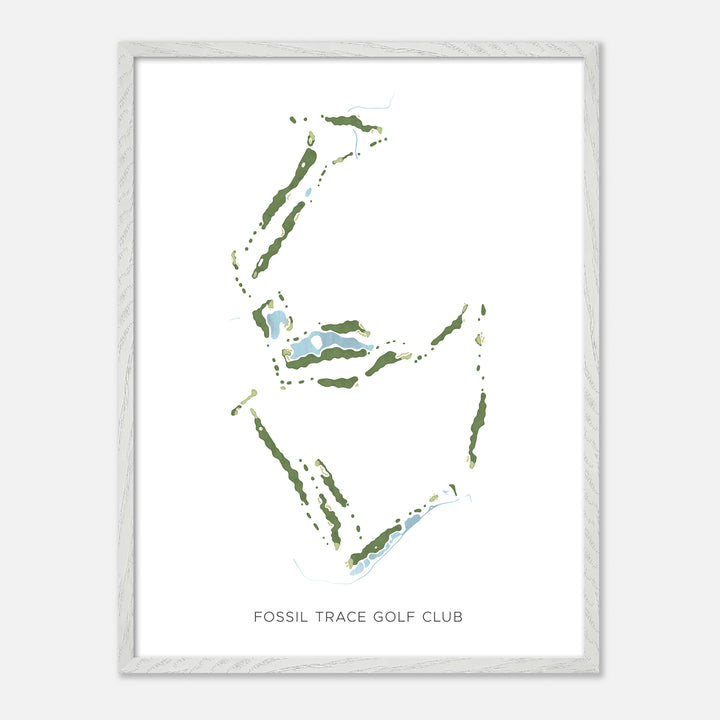 Print of Fossil Trace Golf Club Modern Map
