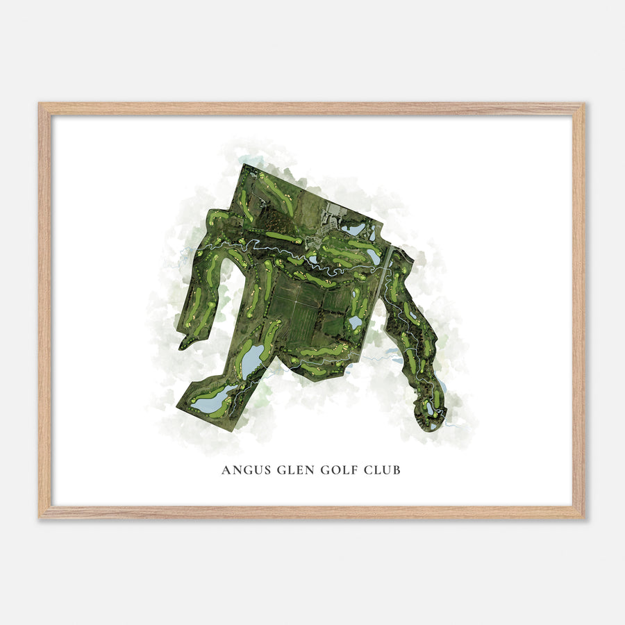 Print of Angus Glen Golf Club Classic Map