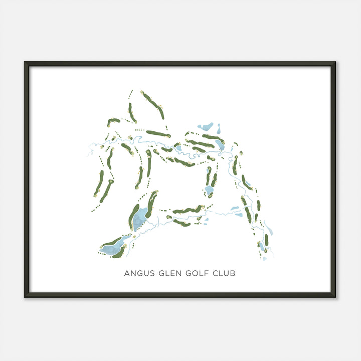 Print of Angus Glen Golf Club Modern Map