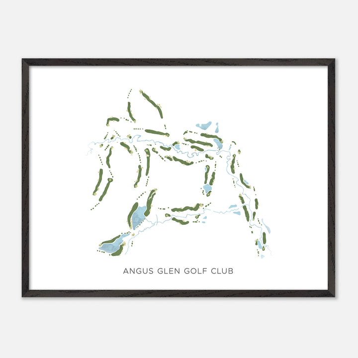 Print of Angus Glen Golf Club Modern Map