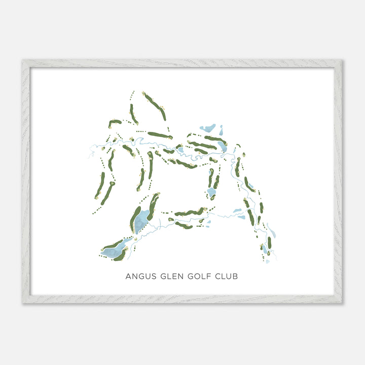 Print of Angus Glen Golf Club Modern Map