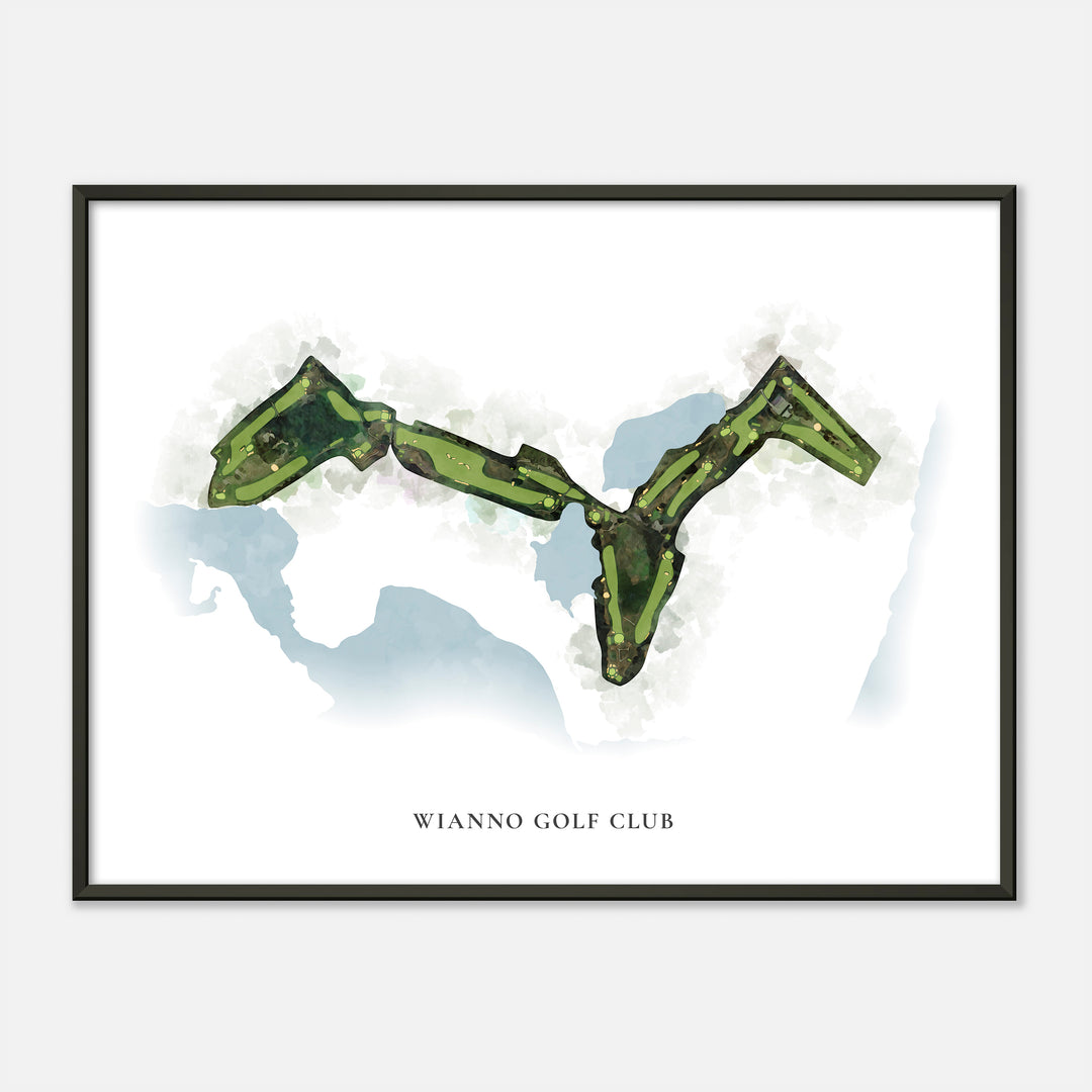 Print of Wianno Golf Club Classic Map