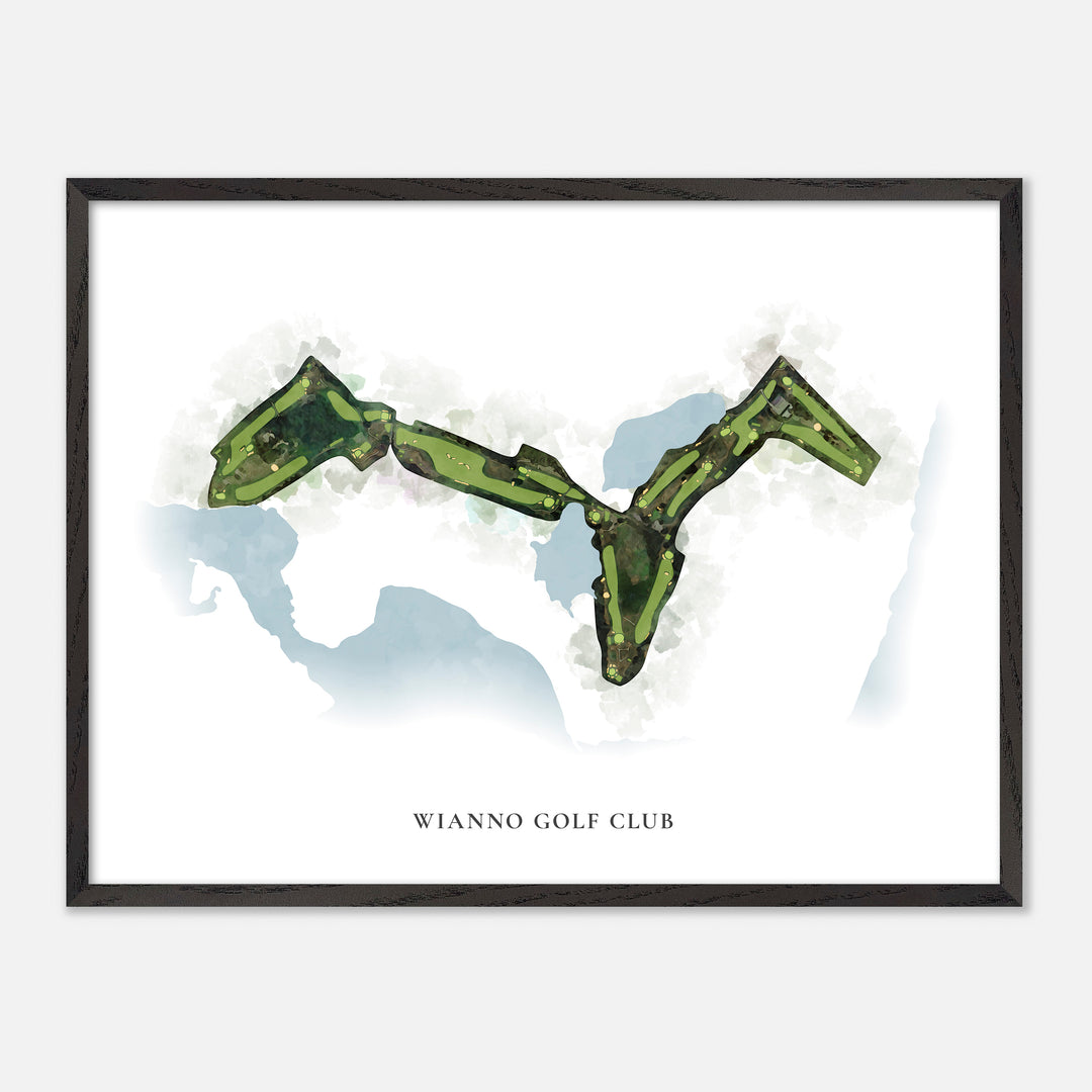 Print of Wianno Golf Club Classic Map