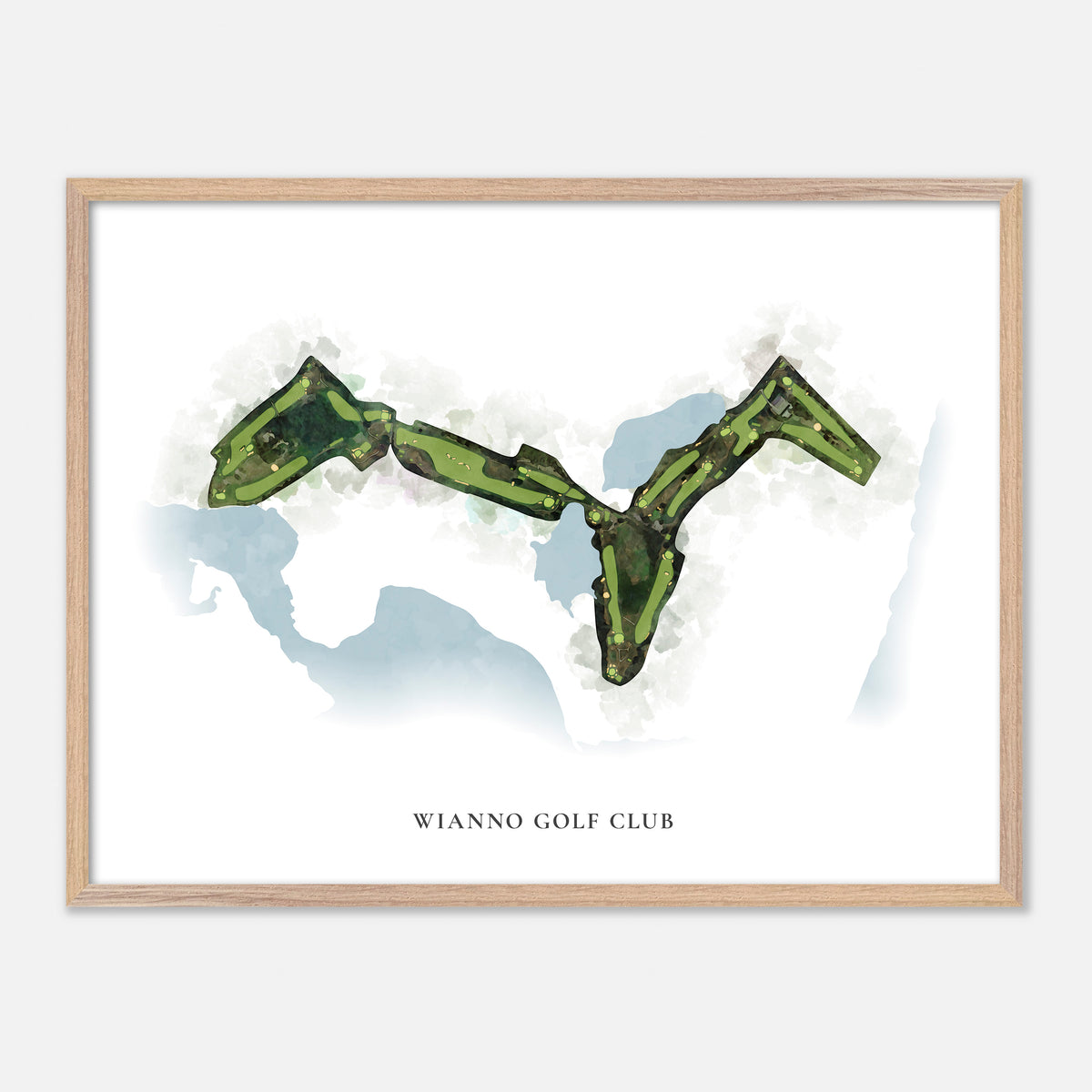 Print of Wianno Golf Club Classic Map