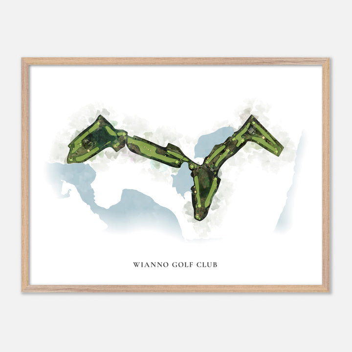 Print of Wianno Golf Club Classic Map