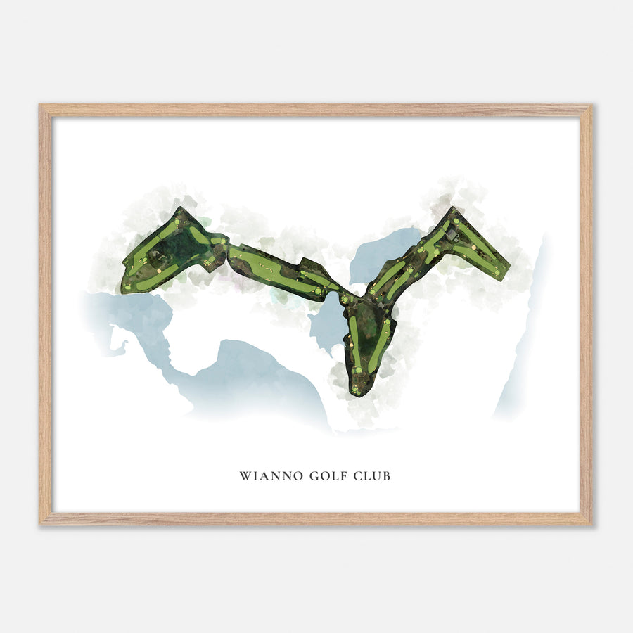 Print of Wianno Golf Club Classic Map