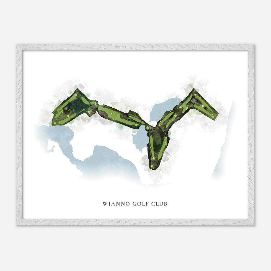 Print of Wianno Golf Club Classic Map
