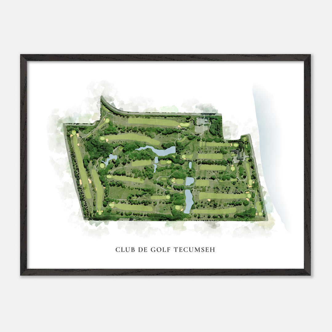 Print of Club De Golf Tecumseh Classic Map