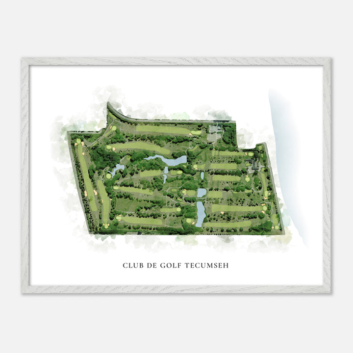 Print of Club De Golf Tecumseh Classic Map