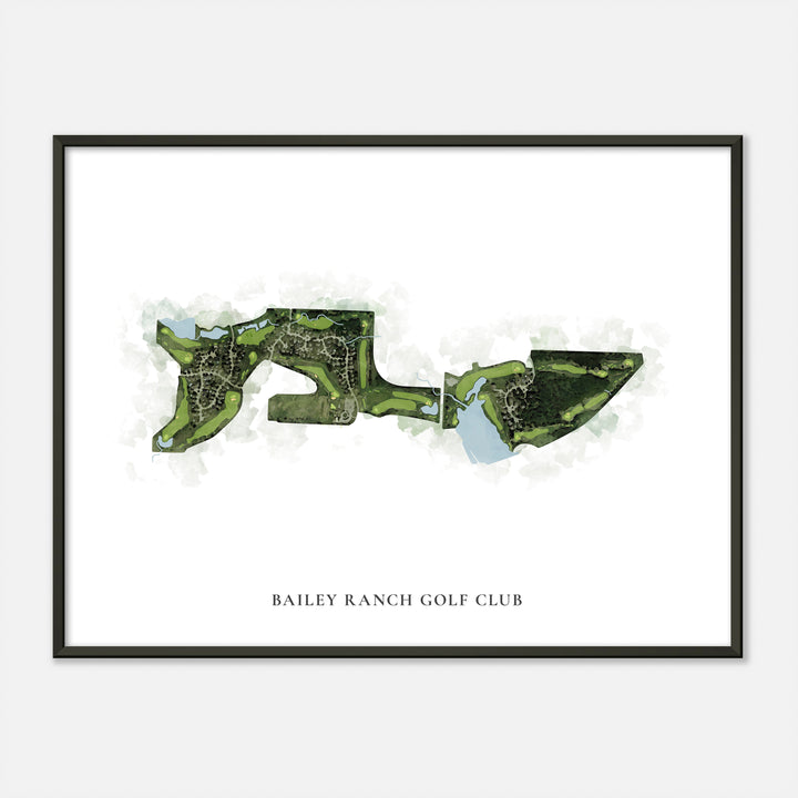 Print of Bailey Ranch Golf Club Classic Map