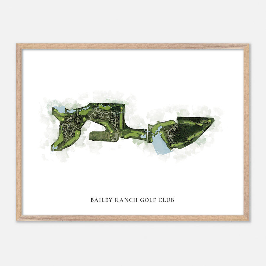 Print of Bailey Ranch Golf Club Classic Map