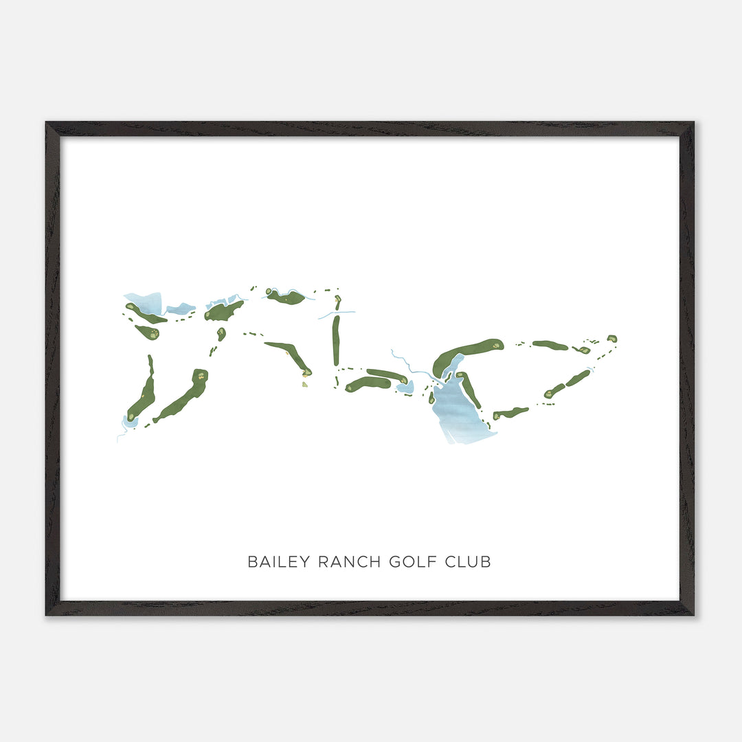 Print of Bailey Ranch Golf Club Modern Map