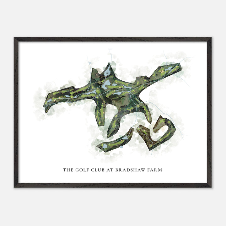 Print of The Golf Club At Bradshaw Farm Classic Map
