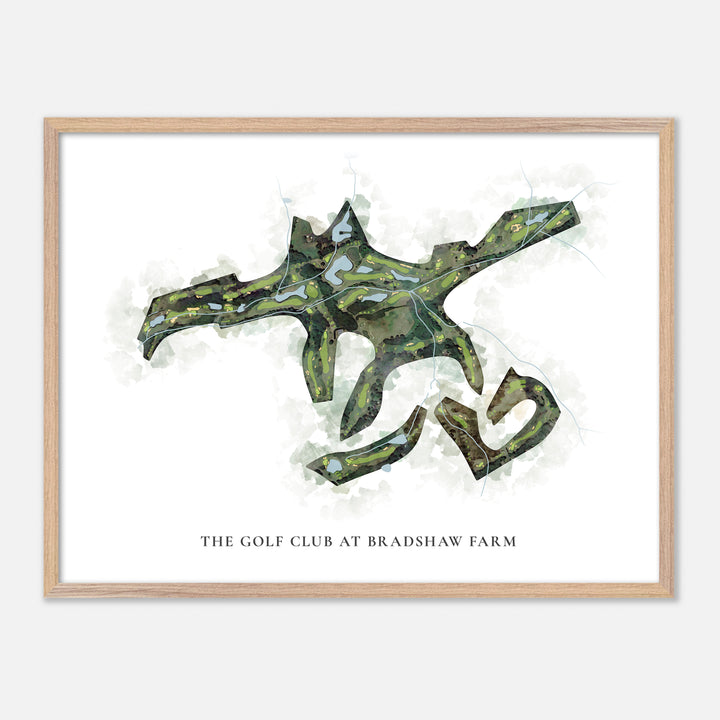 Print of The Golf Club At Bradshaw Farm Classic Map