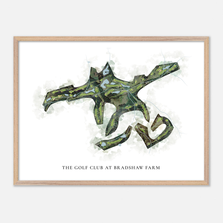 Print of The Golf Club At Bradshaw Farm Classic Map