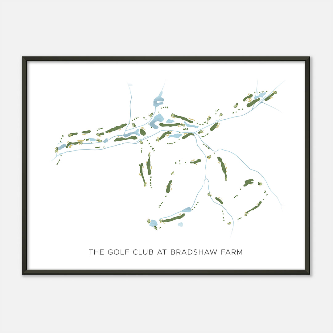 Print of The Golf Club At Bradshaw Farm Modern Map