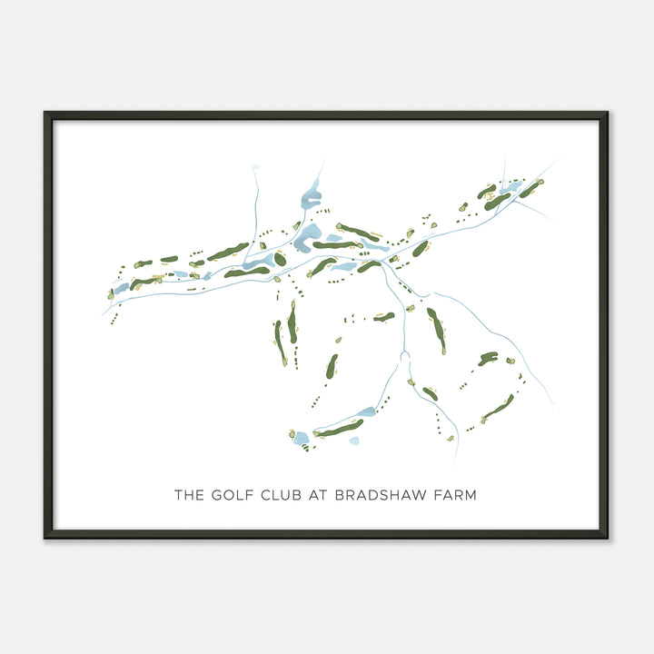 Print of The Golf Club At Bradshaw Farm Modern Map