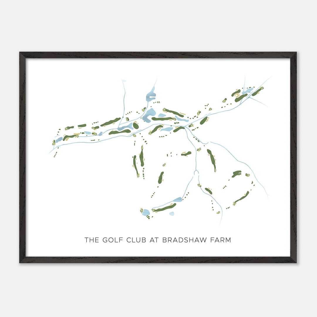 Print of The Golf Club At Bradshaw Farm Modern Map