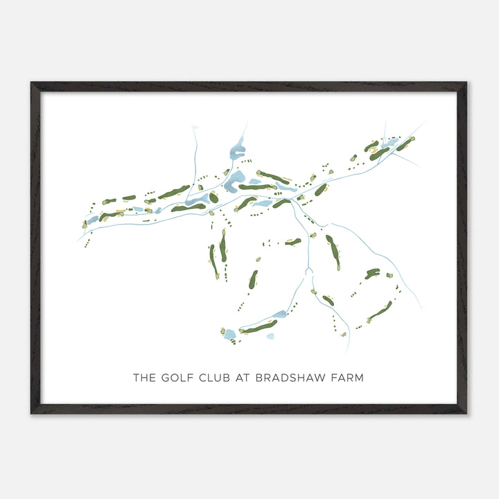 Print of The Golf Club At Bradshaw Farm Modern Map