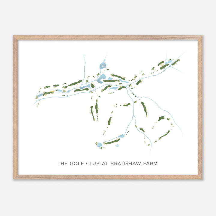 Print of The Golf Club At Bradshaw Farm Modern Map