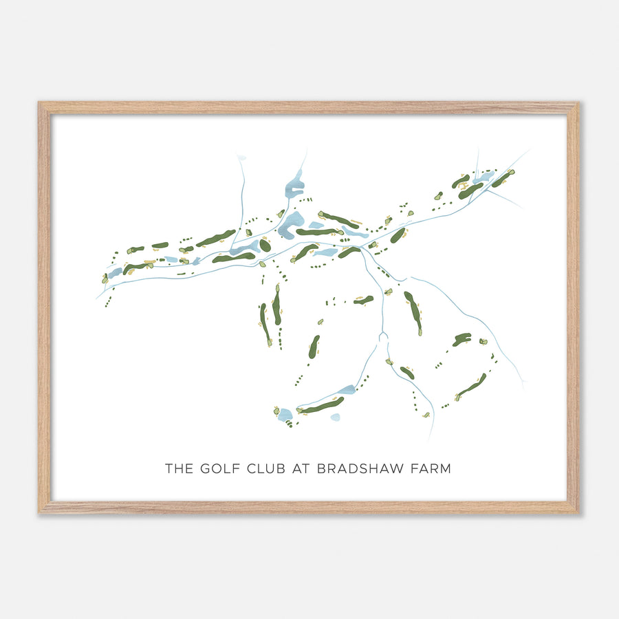 Print of The Golf Club At Bradshaw Farm Modern Map