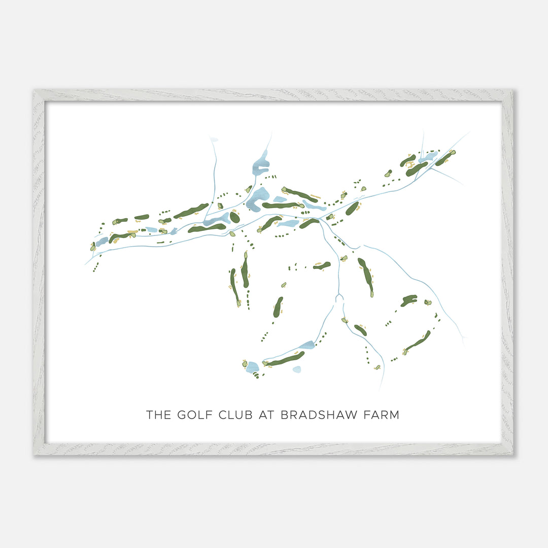 Print of The Golf Club At Bradshaw Farm Modern Map