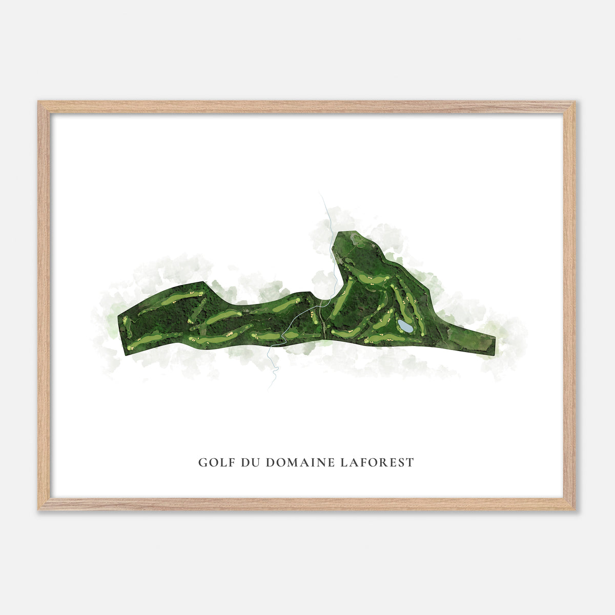 Print of Golf Du Domaine Laforest Classic Map