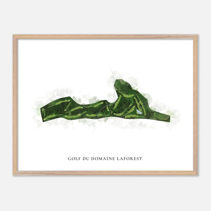 Print of Golf Du Domaine Laforest Classic Map