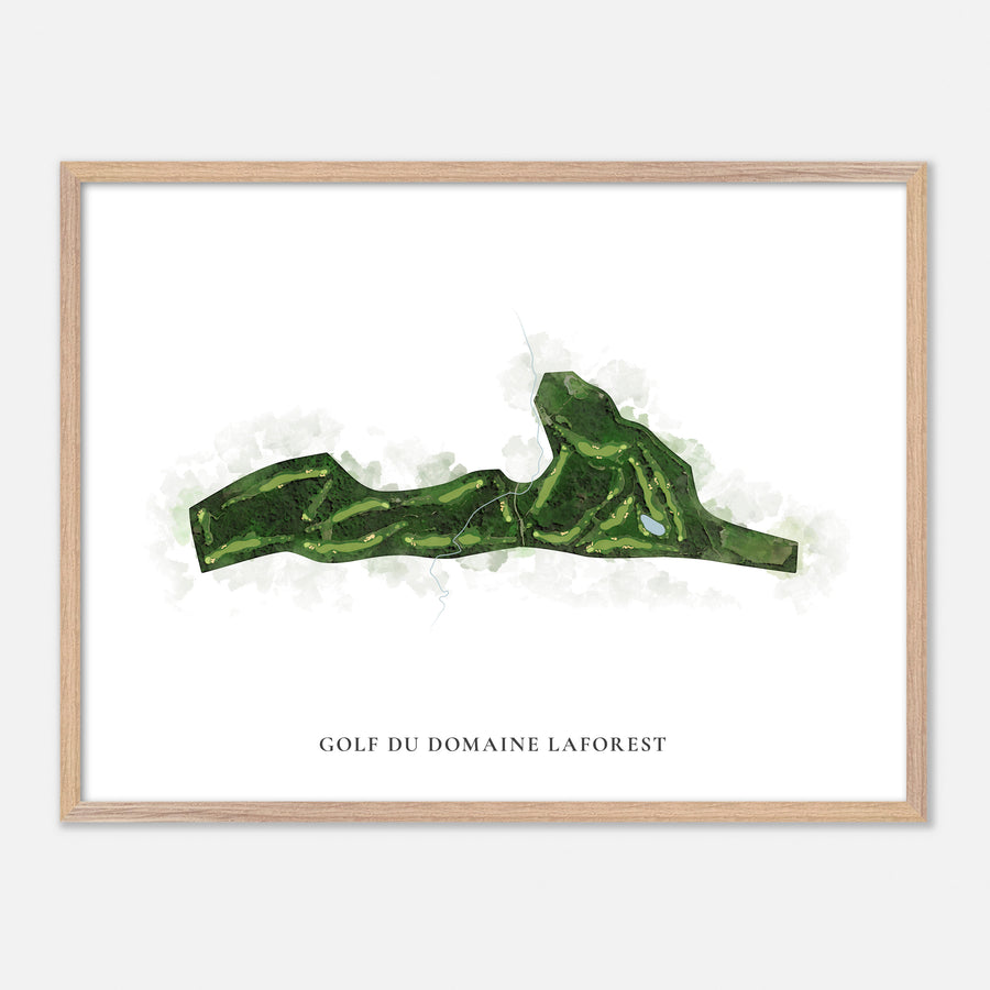 Print of Golf Du Domaine Laforest Classic Map