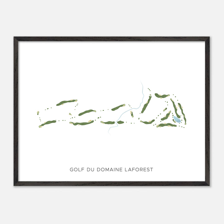 Print of Golf Du Domaine Laforest Modern Map