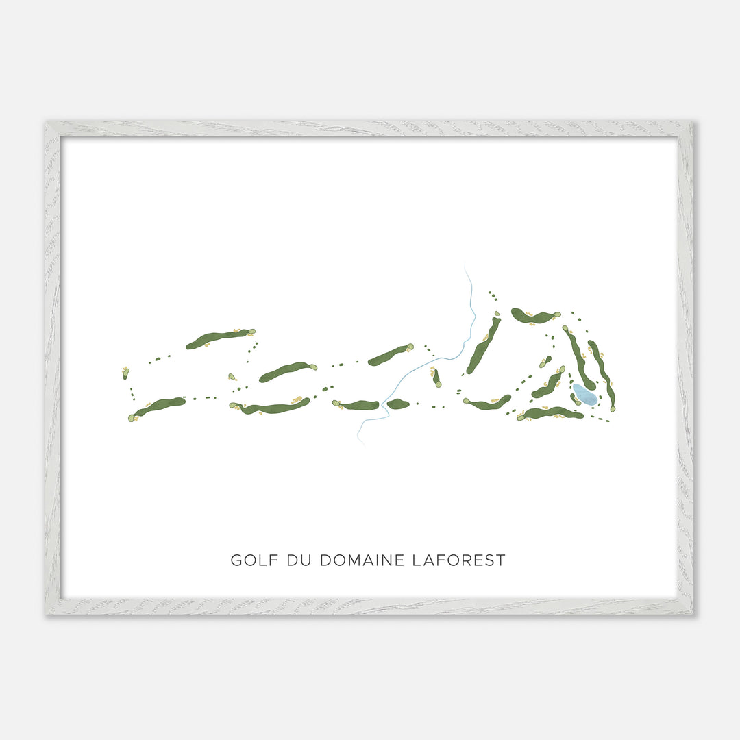 Print of Golf Du Domaine Laforest Modern Map