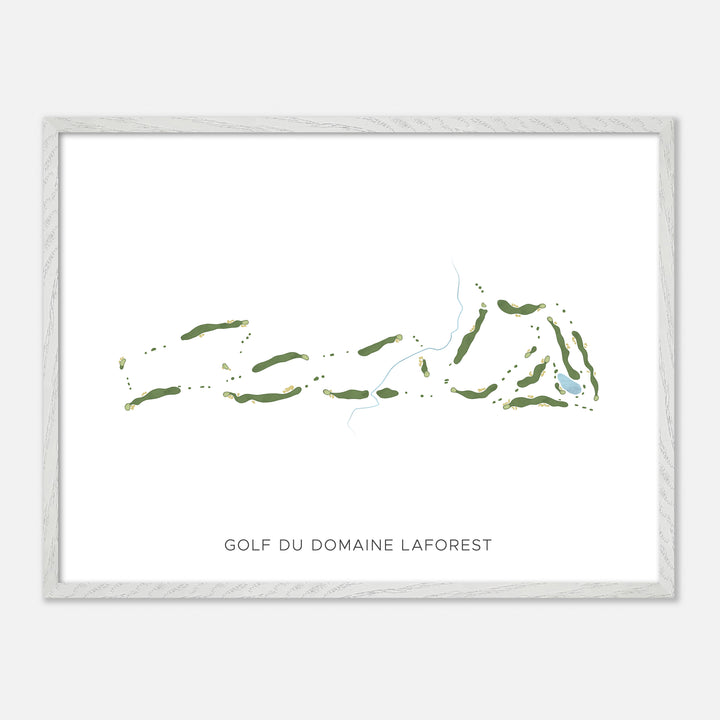 Print of Golf Du Domaine Laforest Modern Map