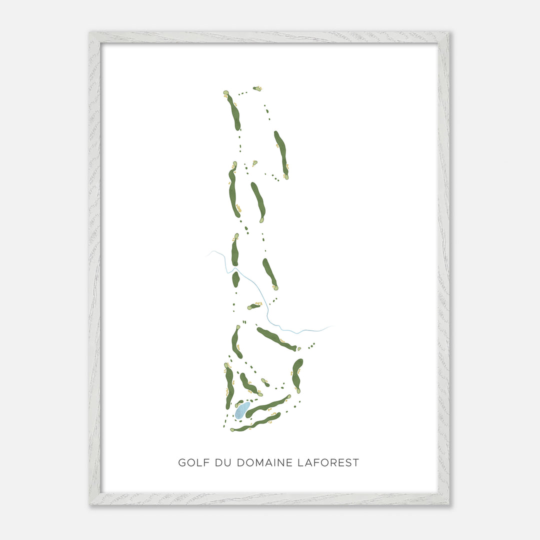 Print of Golf Du Domaine Laforest Modern Map