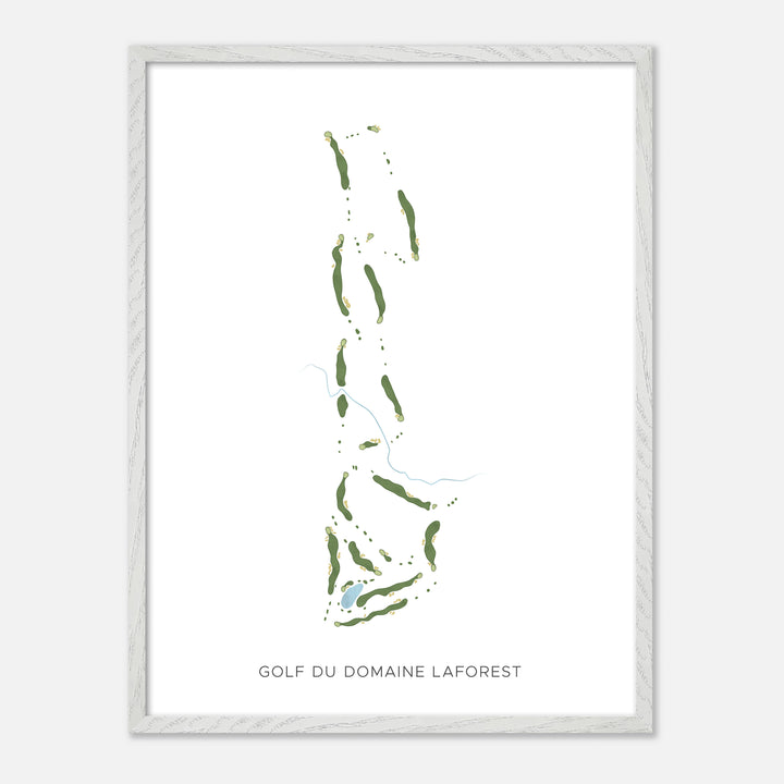 Print of Golf Du Domaine Laforest Modern Map
