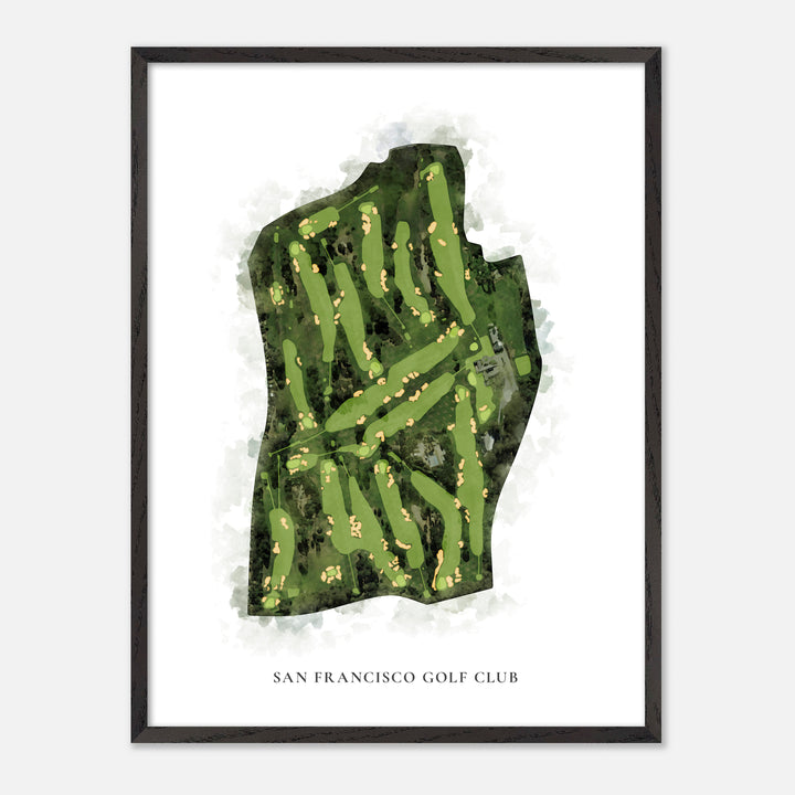 Print of San Francisco Golf Club Classic Map