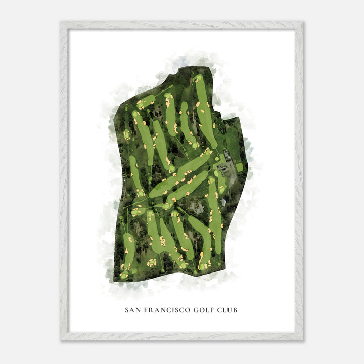 Print of San Francisco Golf Club Classic Map
