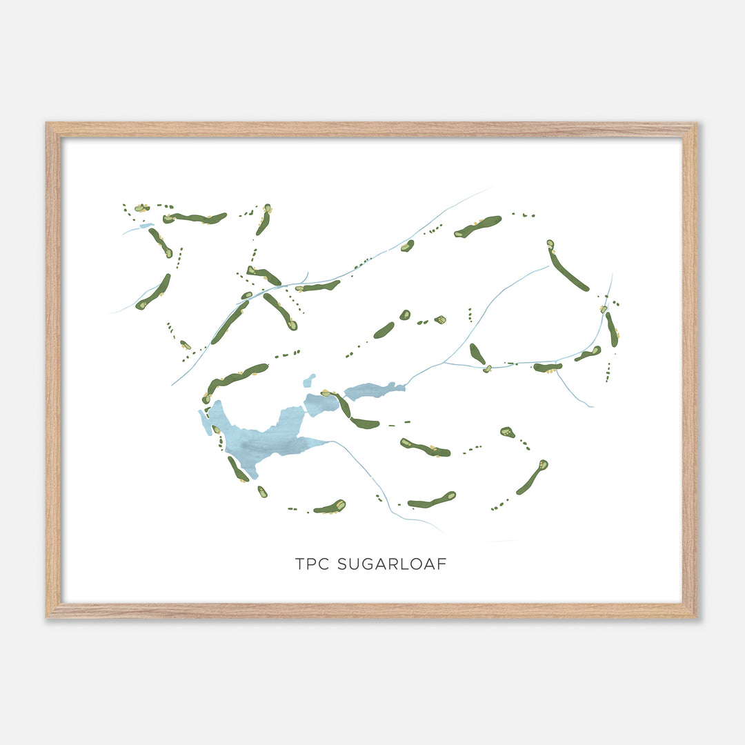 Print of Tpc Sugarloaf Modern Map