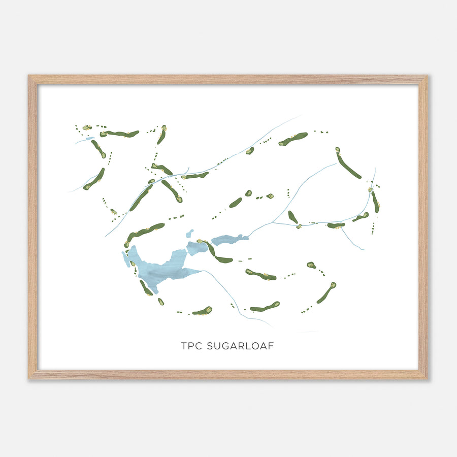 Print of Tpc Sugarloaf Modern Map