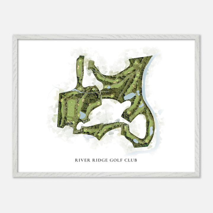 Print of River Ridge Golf Club Classic Map