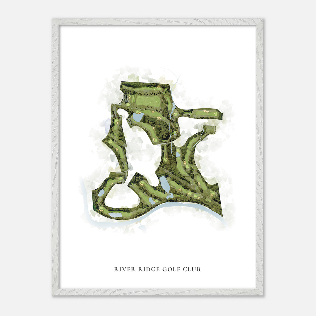 Print of River Ridge Golf Club Classic Map